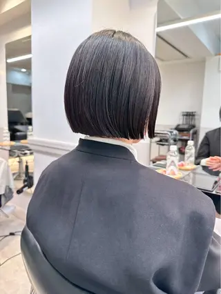 ショート ボブカット/ 尾崎龍聖のヘアスタイル