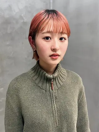 ショート カラー デザイン/レイヤー Kaito🐩/栄のヘアスタイル