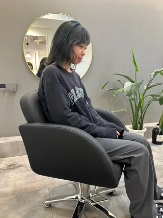 セミロング カラー SUNDAZED所属・日沖 由紀子のヘアスタイル