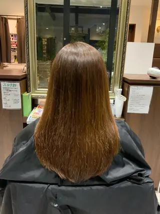 セミロング 🌿ストレート🌿 髪質改善☘️シュウヤのヘアスタイル