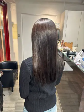 セミロング 福石 玲華のヘアスタイル