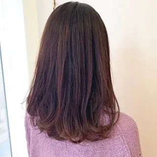 ミディアム カラー 縮毛/ショート/ ボブ/レイヤー/小原のヘアスタイル