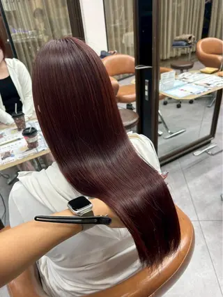 ロング 茶谷 沙穂のヘアスタイル