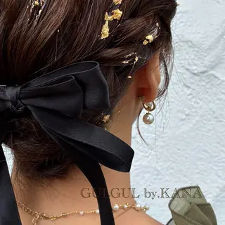 ヘアアレンジ 【透明感カラー✖️ 髪質改善】カナ🌸のヘアスタイル