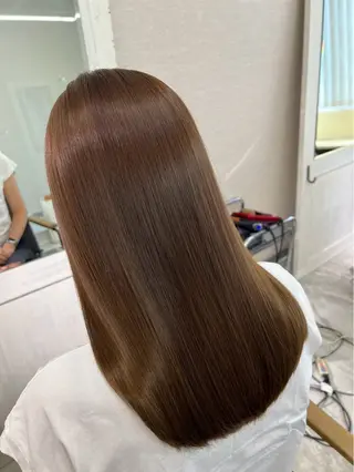 セミロング カラー 髪質改善KUON所属・加賀谷 翠のヘアスタイル