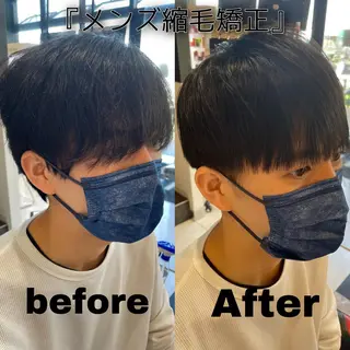 ショート パーマ メンズ メンズヘア特化 崎田 成人のヘアスタイル