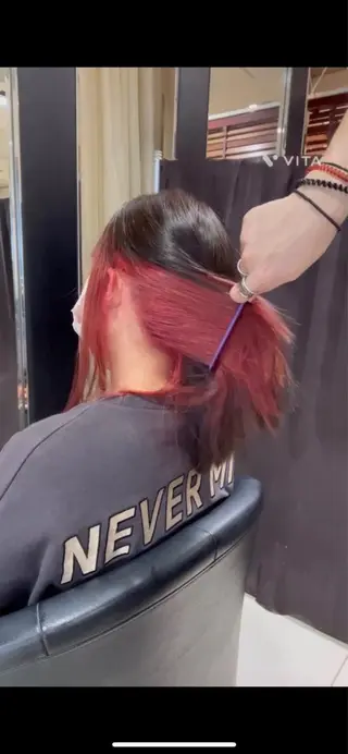 ミディアム カラー andiamo sakae所属・🧬艶髪向井 琉矢🧬のヘアスタイル