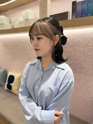 セミロング カラー merc.谷本 澪のヘアスタイル