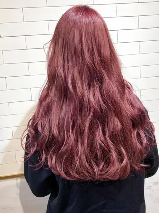 ロング カラー 🤍髪質改善➕透明感 カラー🤍川上葵のヘアスタイル