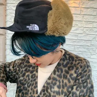 ショート カラー パーマ 海外レイヤー 🇺🇸/ヒナコのヘアスタイル