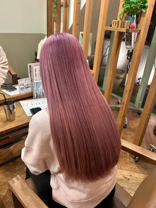 カラー 竹本 柚衣子のヘアスタイル