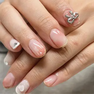 ネイル 【Zina京都駅前】 きぬがわ らむのネイルデザイン