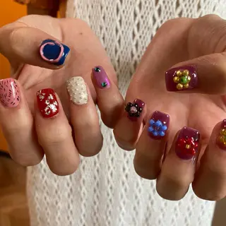 ネイル Amber21.所属・Nagahama Akariのネイルデザイン