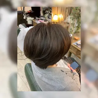 ショート カラー 髪質改善/縮毛矯正 艶髪🔥高杉のヘアスタイル