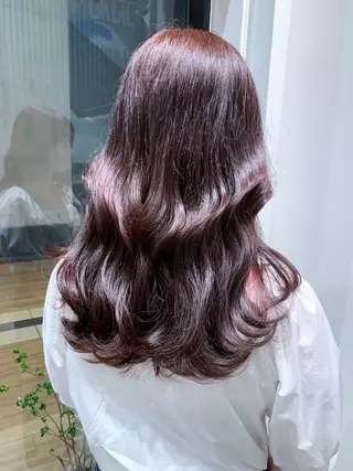 セミロング カラー ヘアアレンジ yuka .のヘアスタイル