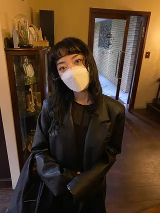 カラー 笠井 彩花のヘアスタイル