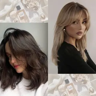 ミディアム 🎀🩶韓国風束感 エク/マナミ🪽のマツエク・マツパデザイン