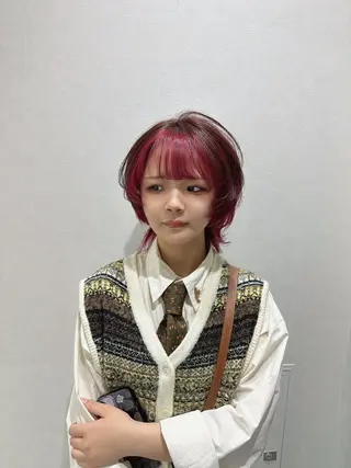 ショート カラー 𝐑𝐲𝐮𝐤𝐢 【店長】ALEAPのヘアスタイル