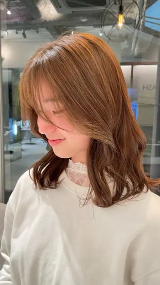 カラー 近藤 奏音のヘアスタイル