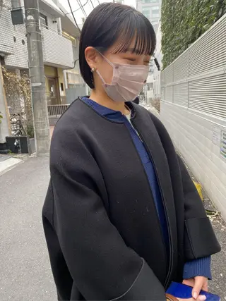 ショート カラー IVORY.所属・🟩白髪ぼかし/ボブ /ショートヘア/大司のヘアスタイル