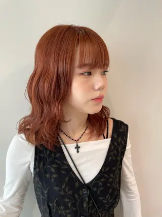 カラー Hair salon　Sui所属・ハッシュカット 暖色カラー/伊藤菜月のヘアスタイル