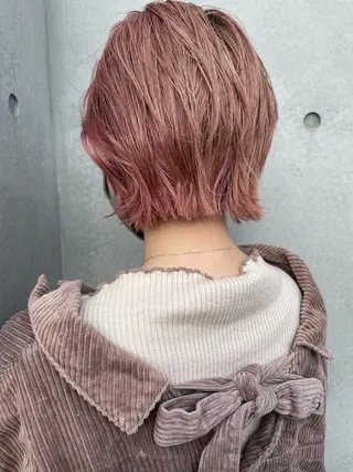 ミディアム カラー ZOA classic hair所属・東 みのりのヘアスタイル