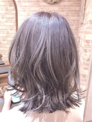 ミディアム カラー 大山 亮　　【髪質改善】のヘアスタイル