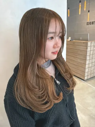 ロング カラー 透明感カラー✨艶髪 制作🌱山根あゆみのヘアスタイル