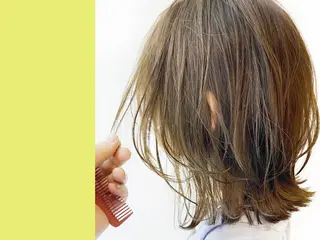 ミディアム カラー STEP所属・STEP HIDEのヘアスタイル