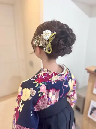 ヘアアレンジ 鷲見 望のヘアスタイル