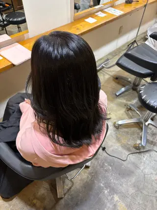 セミロング カラー ヘアアレンジ green所属・⚡️Hiroto/ colorのヘアスタイル