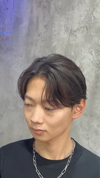 ミディアム パーマ メンズ 🦄カイ/メンズ 韓国ヘア/パーマ🦄のヘアスタイル