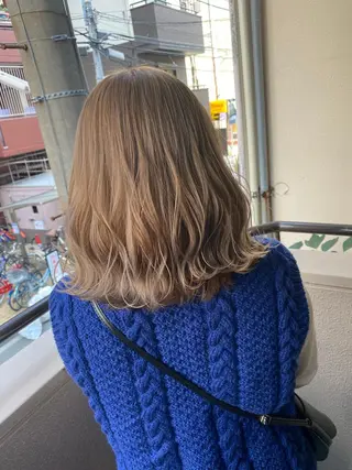 ミディアム 艶カラー💎 髪質改善🎈アトワのヘアスタイル