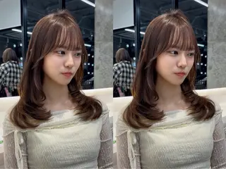 ミディアム カラー 【美髪矯正】 吉村　清志のヘアスタイル