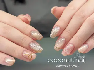 ネイル 神田 ココナッツのネイルデザイン
