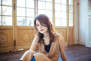 セミロング カラー (スタイリスト)牧 好美のヘアスタイル