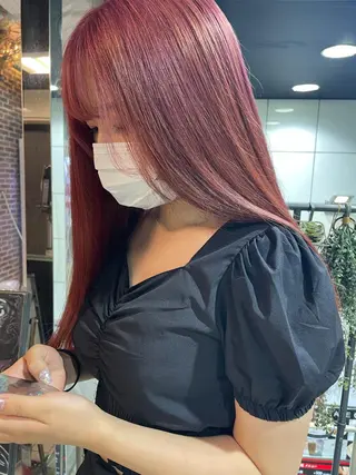 カラー 韓国ヘア🦋 MIYUのヘアスタイル