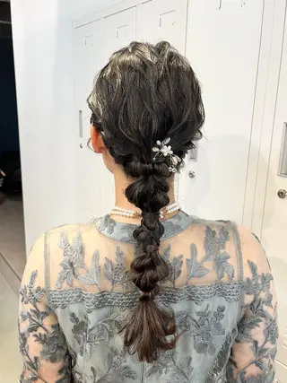 ロング ヘアアレンジ 🌷レイヤーカット/ フルキシオリ🌷のヘアスタイル