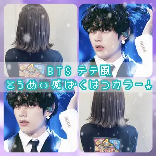 カラー ゆうこ 🩷🩶のヘアスタイル