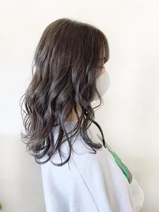 ロング カラー 杉村 未来のヘアスタイル
