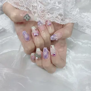ネイル La neige* yuki 🥯🍑のネイルデザイン