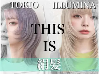 セミロング 【Amphi Tokyo】ななみのヘアスタイル