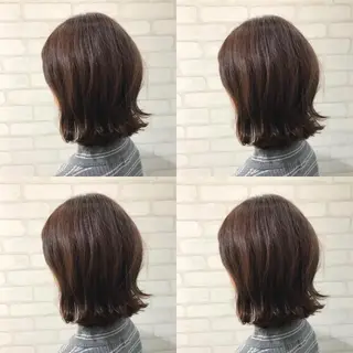 ミディアム カラー 金沢 広美のヘアスタイル