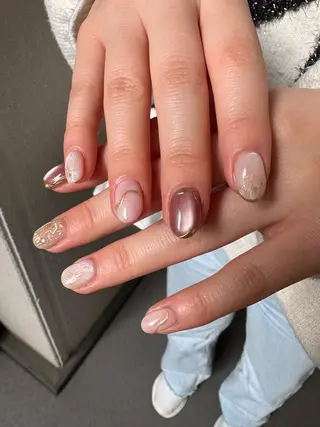 ネイル Lea nail所属・五十部 瞳子 パラジェルのネイルデザイン