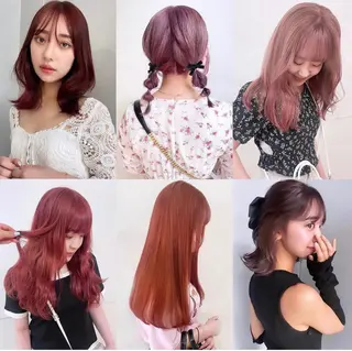 セミロング SALOWIN 栄所属・河西 彩香/ブリーチカラーのヘアスタイル