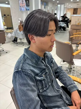 ショート カラー 💈メンズパーマ カラー💈momoのヘアスタイル