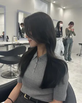 ロング ♡くすみトレンド ♡Rikutoのヘアスタイル