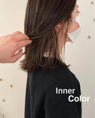 ミディアム カラー salon AKIRA所属・市川 千夏のヘアスタイル