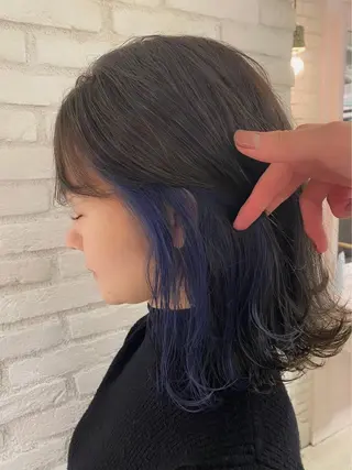 ミディアム カラー 原宿/似合わせ/髪質 改善/レイヤー/優希のヘアスタイル