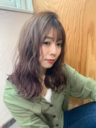 セミロング マンツーマン1日2名 様限定Lily高橋✂のヘアスタイル